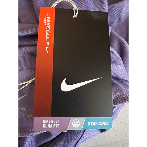 Nike Golf Dri-Fit Womens Small/Tall Pullover Long Sleeve Mock Neck Purple NEW - Picture 10 of 14